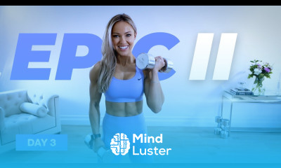 45 Min Upper Body Workout Dumbbells Bodyweight EPIC II DAY 3