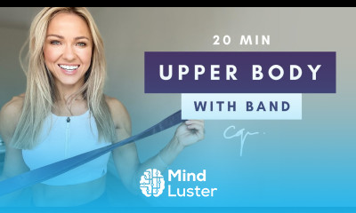 20 Min UPPER BODY WORKOUT at Home with Resistance Band