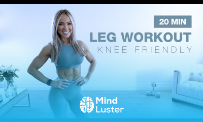 20 MIN KNEE FRIENDLY LEG WORKOUT with Dumbbells NO JUMPING