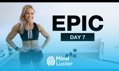 DAY 7 of EPIC Dumbbell Lower Body Workout 40 Min Leg Day