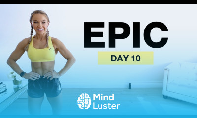 Day 10 of EPIC 30 Min Full Body Burpee HIIT Workout No Repeat