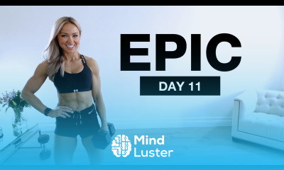 Day 11 of EPIC Dumbbell Quads Abs Workout