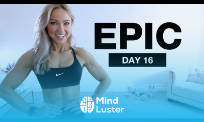 Day 16 of EPIC 40 Min Dumbbell Back and Bicep Workout at Home