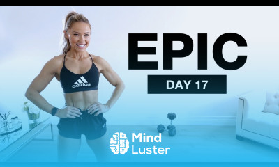 Day 17 of EPIC Leg Workout with Dumbbells at Home Lunges