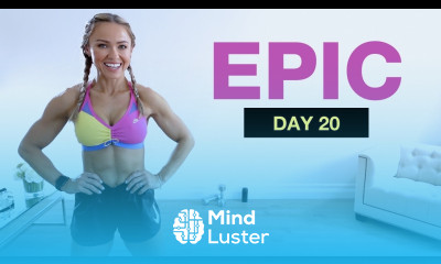 Day 20 of EPIC Dumbbell HIIT Workout 30 min High Intensity