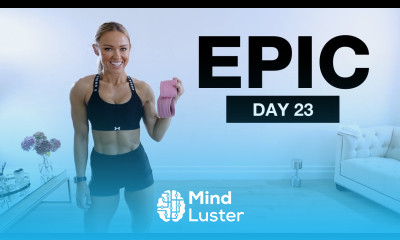 Day 23 of EPIC Glutes and Abs Workout DUMBBELL NO REPEAT