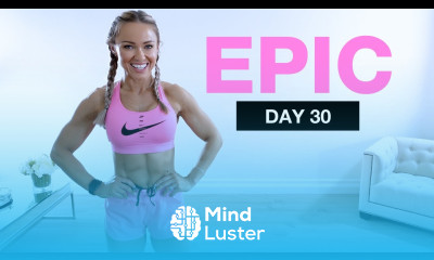 Day 30 of EPIC Intense No Jumping EMOM Full Body HIIT Workout
