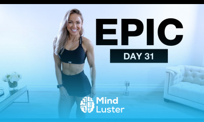 Day 31 of EPIC 45 Min Dumbbell Abs Glute Workout at Home