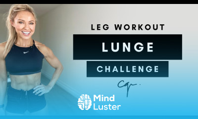 10 Min LEG WORKOUT at Home Lunges Challenge No Equipment