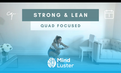 45 Min QUAD FOCUSED LEG WORKOUT Strong Lean Series Day 1