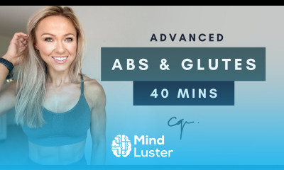 40 Min ADVANCED ABS GLUTES WORKOUT with Ankle Weights Optional