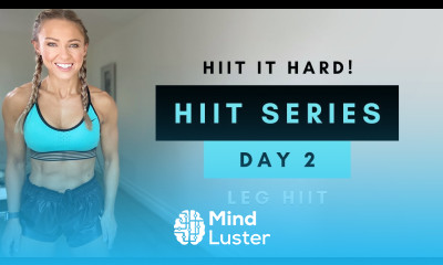 20 Min LEG HIIT WORKOUT at Home HIIT IT HARD Series Day 2