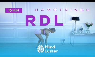 15 Minute HARD WORKING Hamstrings RDL Dumbbell Workout