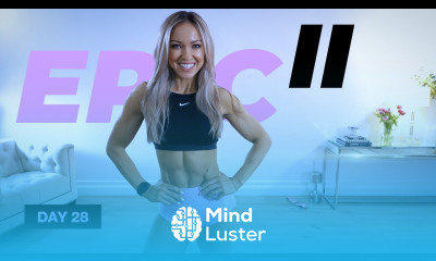 SQUATS FOR THE GLUTES Workout Dumbbells Legs EPIC II Day 28