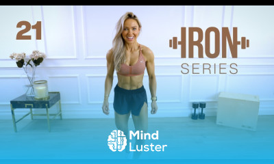 IRON Series 30 Min Dumbbell Leg Day Workout Stepups 21