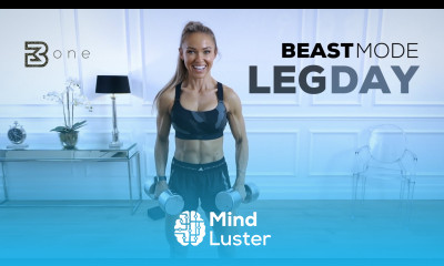 BEASTMODE LEG DAY Intense Leg Workout with Dumbbells Day 1