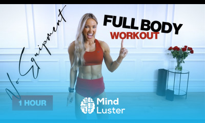 1 Hour Full Body Workout at Home Calisthenics NO EQUIPMENT NO JUMPING