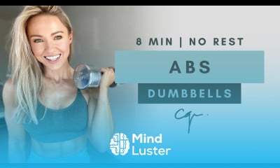 8 Min ABS WORKOUT with Dumbbells at Home AMRAP Routine
