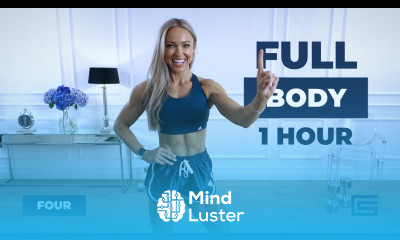 1 HOUR FULL BODY WORKOUT at Home Dumbbells Bodyweight Complex Series Day 4