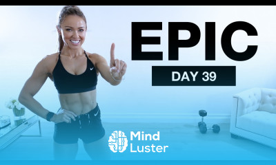 Day 39 of EPIC NO JUMPING Full Body Workout with Dumbbells Trisets