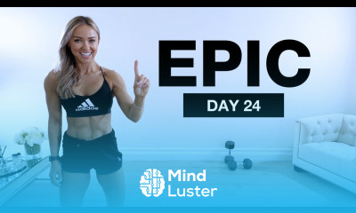 Day 24 of EPIC Full Body Dumbbell Workout NO JUMPING SUPERSET
