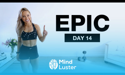 Day 14 of EPIC Full Body Workout at Home with Dumbbells Superset