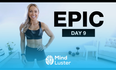 Day 9 of EPIC Full Body Workout with Dumbbells 1 hour No Repeat
