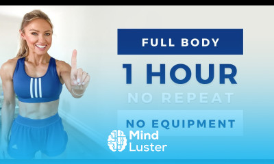1 HOUR INTENSE FULL BODY WORKOUT Low Impact No Equipment