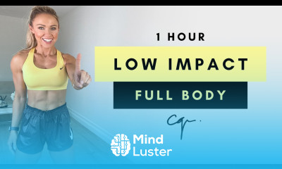 1 Hour LOW IMPACT FULL BODY WORKOUT at Home Bodyweight Only