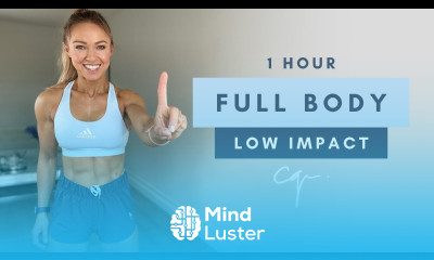 1 Hour FULL BODY WORKOUT at Home Low Impact No Jumping