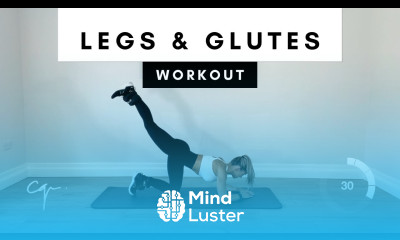 30 Min LEGS AND GLUTES WORKOUT at Home Ankle Weights Optional