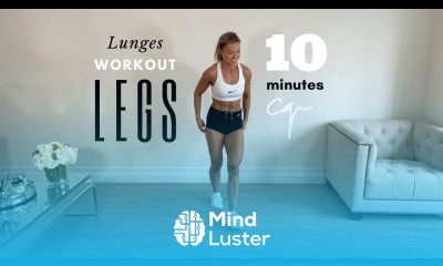 10 Minute Leg Workout Lunges at Home Workout