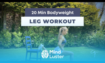 20 Min Leg Workout Glutes Thighs Core Bodyweight Follow Along