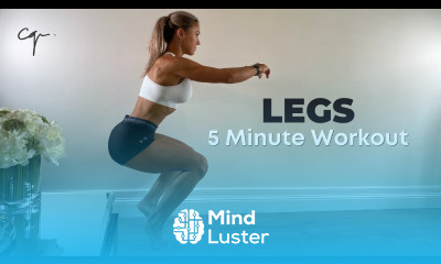 5 Minute Leg Workout Follow Along with No Equipment