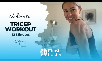 at Home TRICEP WORKOUT with Chair Only