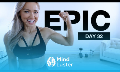 Day 32 of EPIC Obliques Shoulder Workout with Dumbbells
