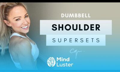 20 Min INTENSE DUMBBELL SHOULDER WORKOUT at Home Supersets