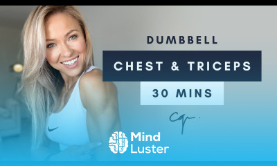 30 Min DUMBBELL CHEST TRICEPS WORKOUT at Home