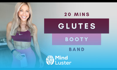 20 Min INTENSE GLUTE WORKOUT at Home with Resistance Band