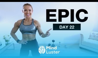 Day 22 of EPIC Dumbbell Shoulders Core Workout Supersets