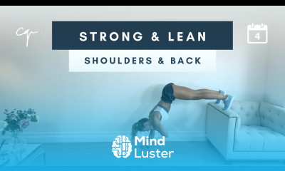 45 Min BACK SHOULDER WORKOUT Strong Lean Series Day 4