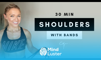 30 Min SHOULDER WORKOUT at Home with Resistance Band
