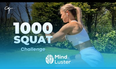 1000 Squat Challenge at Home 1000 Bodyweight Squats Workout