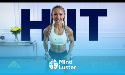 PYRAMID HIIT WORKOUT Full Body with Dumbbells Pyramid Series Day 5