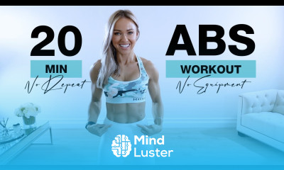 20 Min ABS WORKOUT at Home NO EQUIPMENT NO REPEAT Caroline Girvan