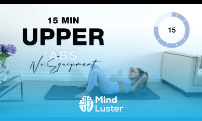 15 Min UPPPER ABS WORKOUT at Home No Equipment Caroline Girvan