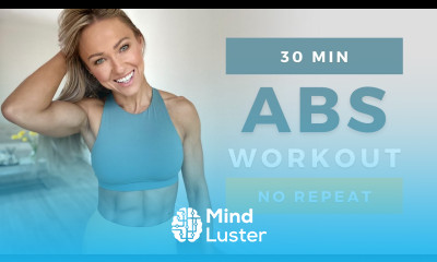 30 Min ABS WORKOUT at Home No Equipment No Repeat