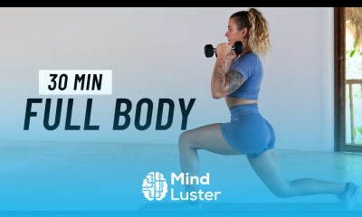 30 Min Full Body Dumbbell HIIT Workout for Strength Cardio