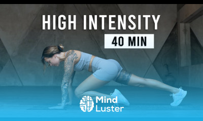 40 MIN INTENSE HIIT Full Body Workout No Equipment No Repeat Home Workout