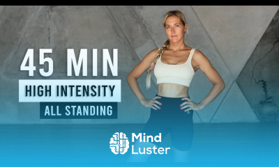 45 MIN ALL STANDING HIIT CARDIO Workout No Equipment No Repeat Home Workout